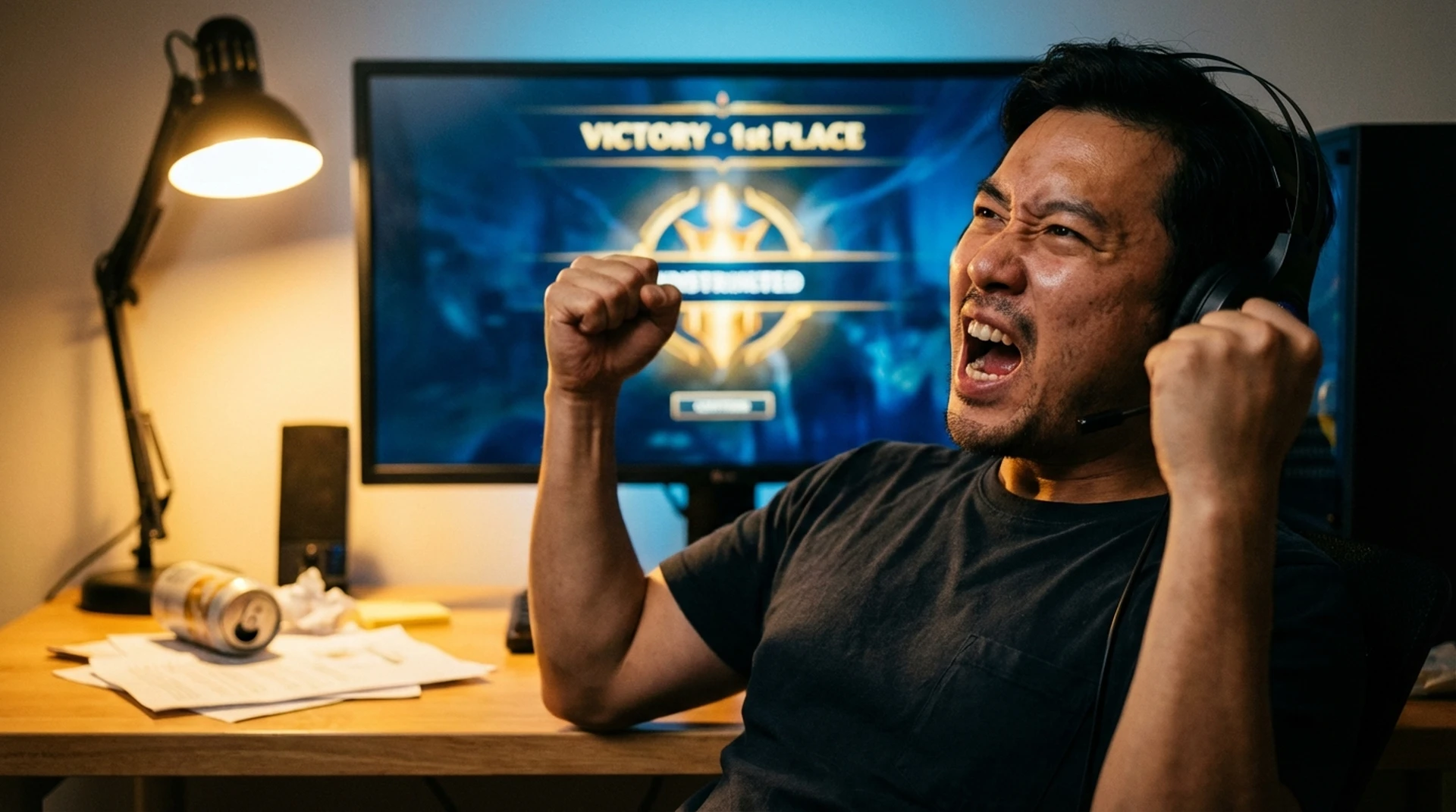 K포커 유저 토너먼트 우승 장면