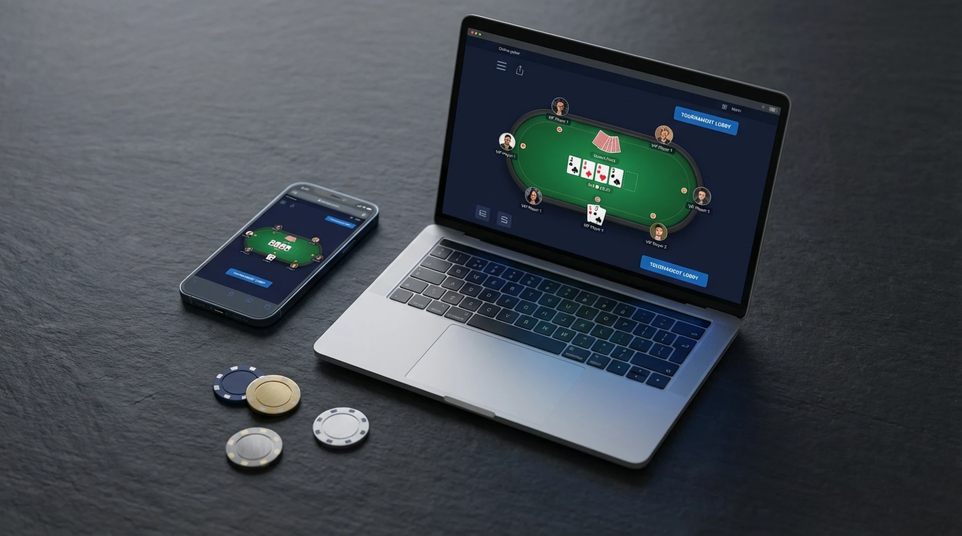 K포커 플랫폼 화면 미리보기